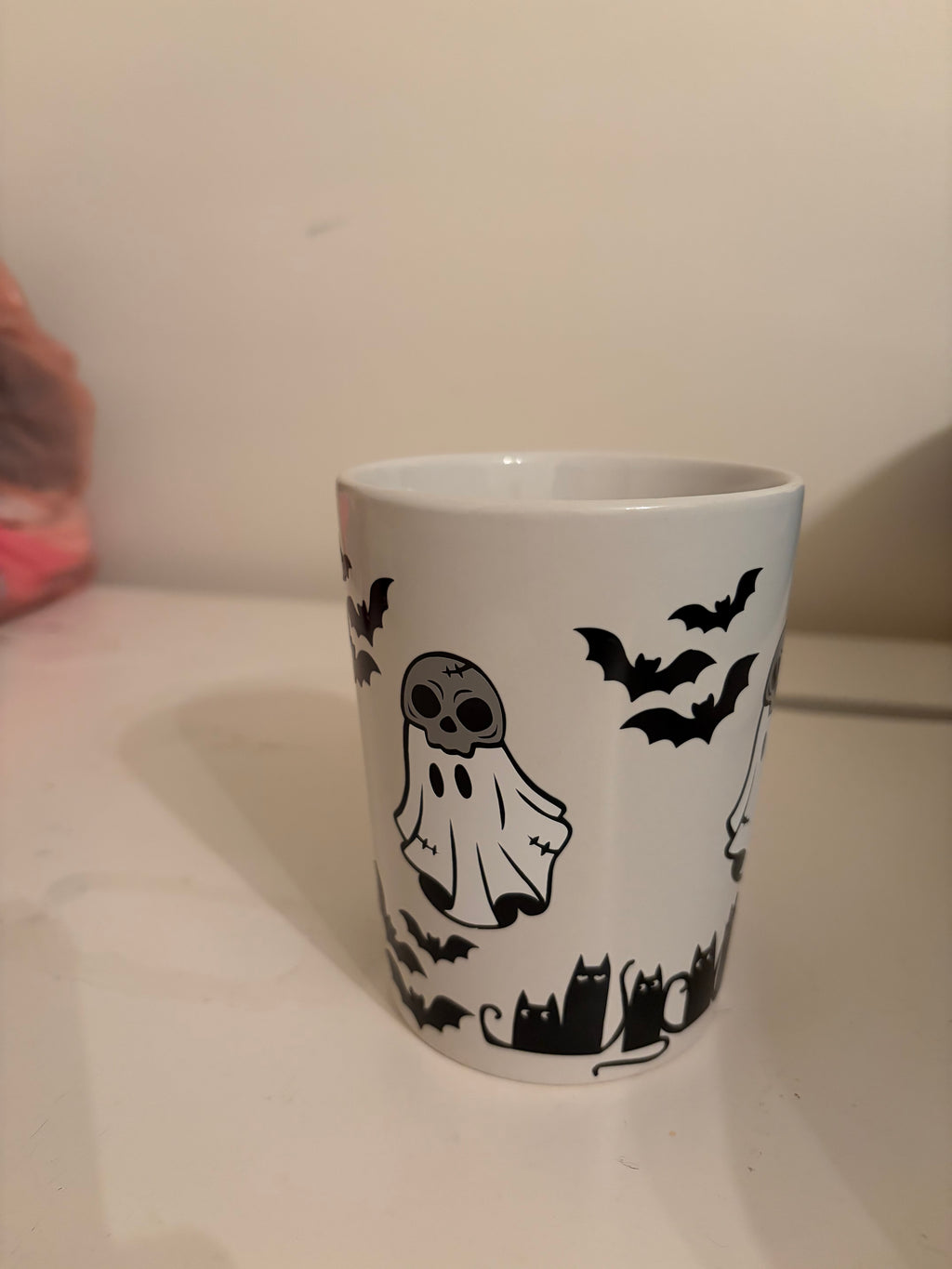 14.5 oz Custom Halloween Ghost & Skull Mug 👻💀