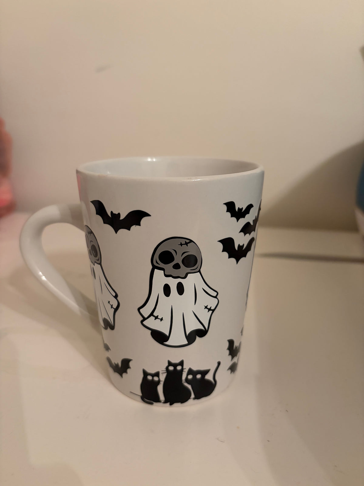 14.5 oz Custom Halloween Ghost & Skull Mug 👻💀