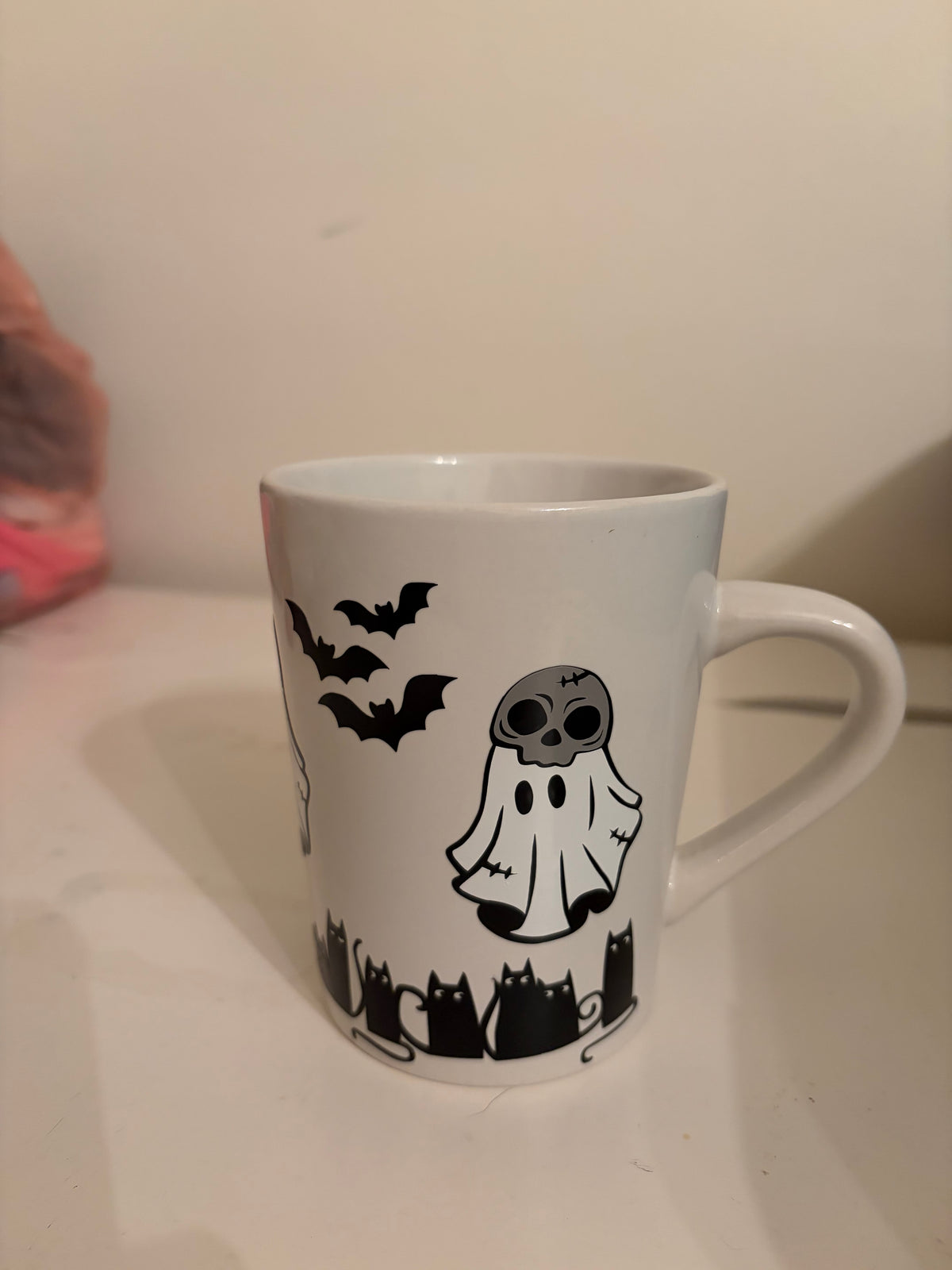 14.5 oz Custom Halloween Ghost & Skull Mug 👻💀